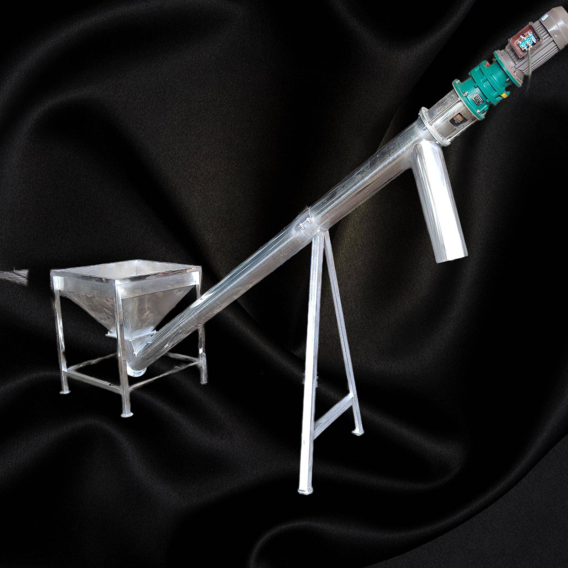 食品级螺旋上料机 304不锈钢绞龙提升机 粮食饲料化工粉末输送机