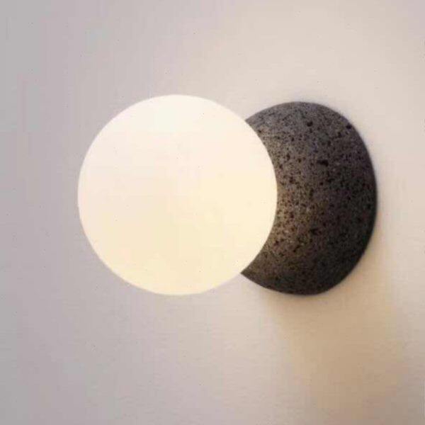 工业风水泥创意黑色复古客厅卧室床头灯艺术走廊阳台玄关LOFT壁灯