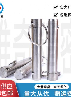 精密弹簧挤压德标插拔销直径20的快速安全销无按钮拉环操作VCN114