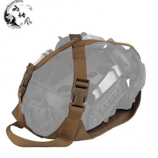 战术快速拆卸部署头盔包 便携式运动附件袋  内置夜视仪固定带