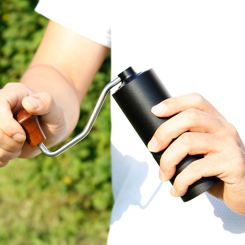 手摇磨豆机咖啡豆研磨便携家用手冲意式双轴手动咖啡机