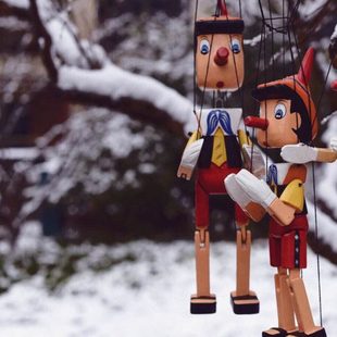 八十年代匹诺曹老旧西洋提线木偶礼物东南亚手工艺品艺术挂件装饰