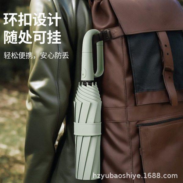 大号环扣雨伞全自动便携加大加厚加固男士折叠伞高级感晴雨两用女,居家日用,伞套/伞筒/伞包,淘宝优惠券,粉丝福利购,淘宝优惠卷