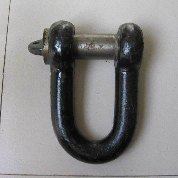 国标直型卸扣 起重卸扣、U型 D形卸扣 黑色4.1吨