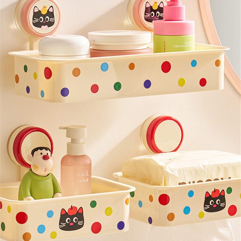 多巴胺纸巾盒卫生间免打s卡厕纸收纳盒浴室吸盘置物架壁挂式抽纸