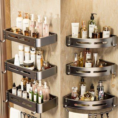 卫生间浴室置物架子厕所洗手洗漱台免打孔收纳架转角挂墙三角壁挂,家庭/个人清洁工具,浴室角架/置物架,淘宝优惠券,粉丝福利购,淘宝优惠卷