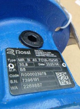 R 4EL 042A 182Y C120M1 F10f B5意大利ROSSI同轴式速机