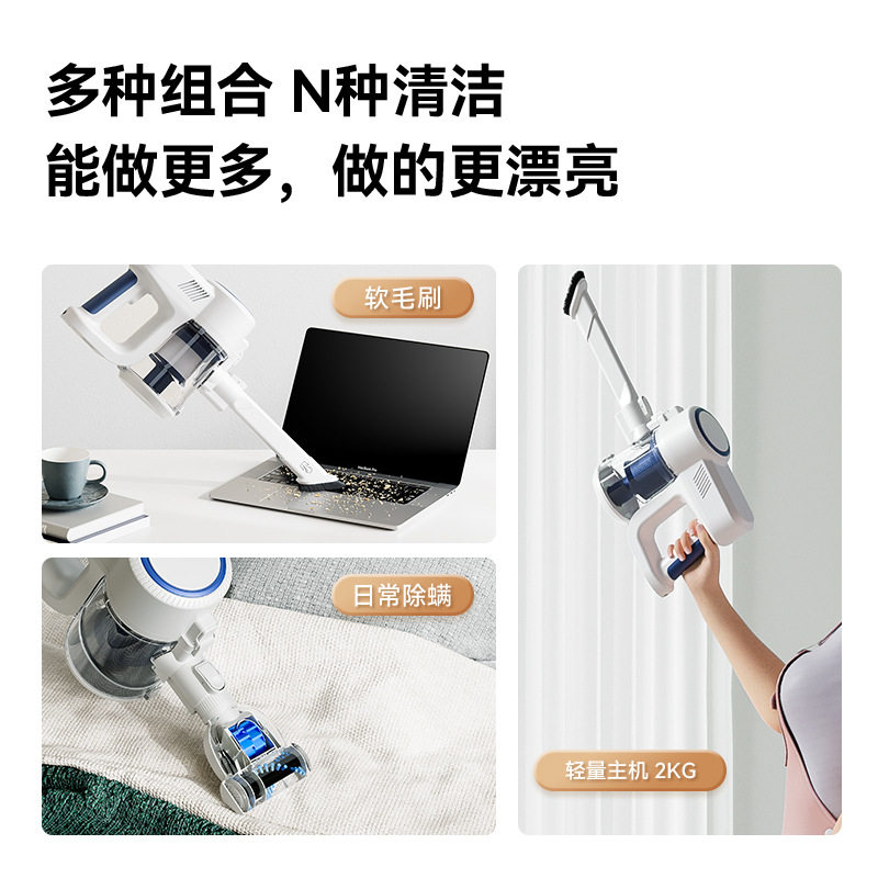 跨境家用有线吸尘器500W大功率大吸力除螨吸拖一体多功能一件起批