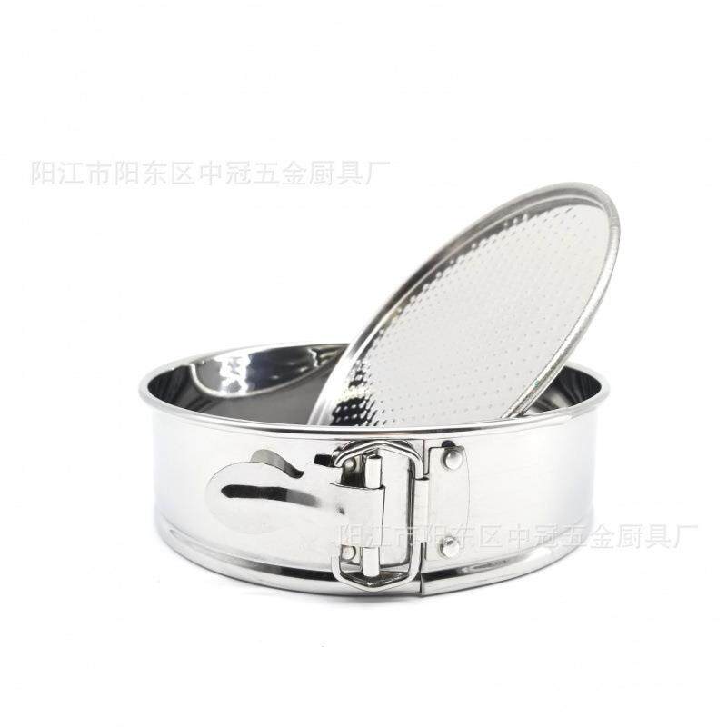 厂家家用不锈钢DIY烘焙蛋糕锁扣蛋糕模具烤盘模厨房烘焙用具