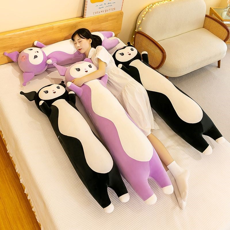 美乐蒂公仔库洛米毛绒玩偶具w床上夹腿长条布娃娃男孩女生侧睡抱