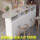 岩板吧台桌家用小户型现代简约多功能客餐厅隔断柜厨房吧台餐边柜
