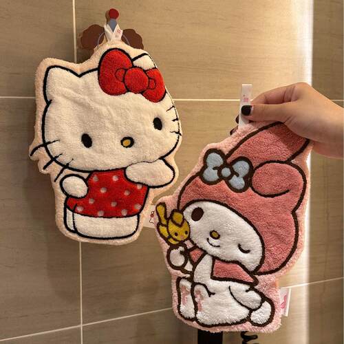 HelloKitty挂式加厚吸水擦手巾