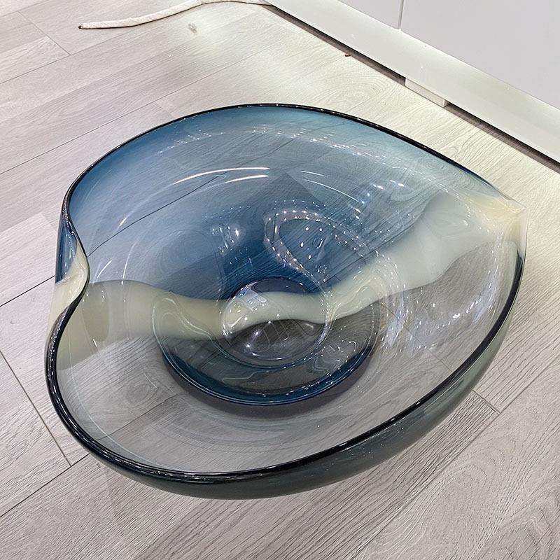 轻奢设计师琉璃水果盘糖果收纳盘客厅茶几餐桌摆件样板间厚重玻璃,模玩/动漫/周边/娃圈三坑/桌游,模型制作工具/辅料耗材,淘宝优惠券,粉丝福利购,淘宝优惠卷