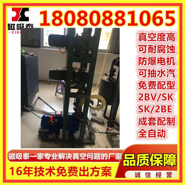 工业抽气真空机组纸浆压缩空气再生罗茨水环真空泵机组 +水环泵
