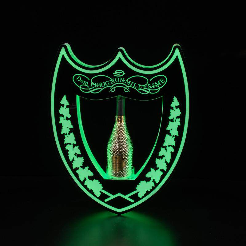 酒吧发光酒座夜店创意出酒道具盾牌酒架 KTV香槟王底座黑桃A酒座