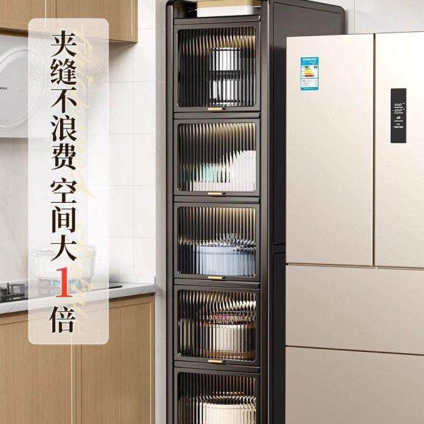 窄缝厨房置物架夹缝收纳柜储物柜缝隙收纳餐边柜子置物橱柜碗新款,厨房/烹饪用具,厨房抽屉置物架,淘宝优惠券,粉丝福利购,淘宝优惠卷
