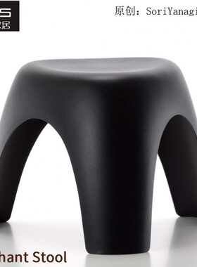 初森Elephant Stool象鼻凳创意家用客厅可叠放塑料大象圆凳矮凳子