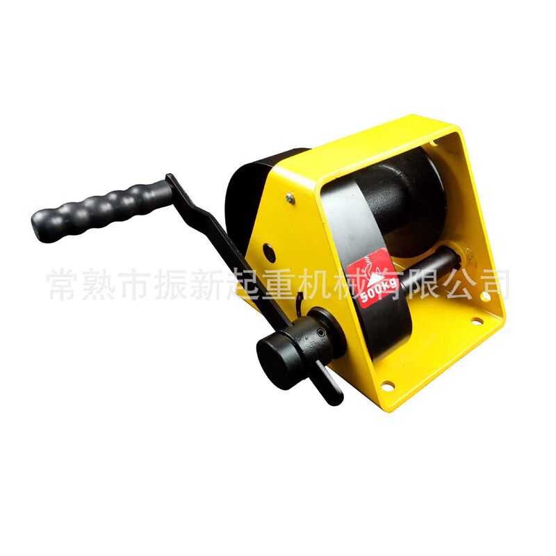 卷扬机手摇棘轮自锁蜗杆绞盘绞车 手动五金工具