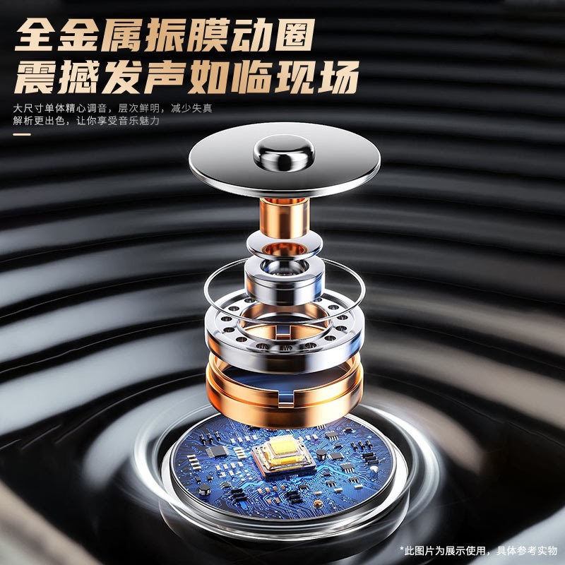 HYUNNDI韩国现代挂耳式小椰球降噪蓝牙耳机不入耳超长续航音质好