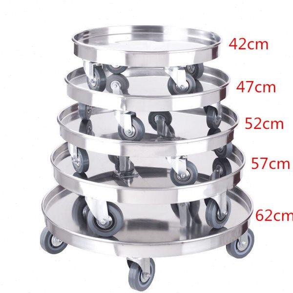 不锈钢周转车圆形推桶车保温桶汤桶底座万向轮工具车可配刹车轮,商业/办公家具,其它,淘宝优惠券,粉丝福利购,淘宝优惠卷