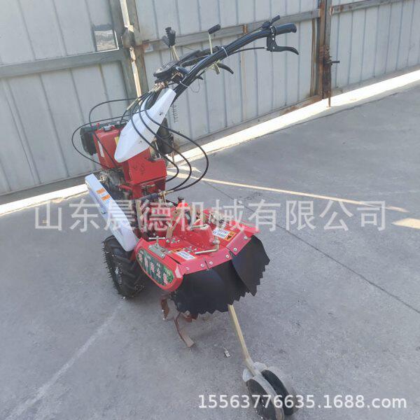 小型种姜打沟186柴油微耕机 手扶式大葱开沟培土机