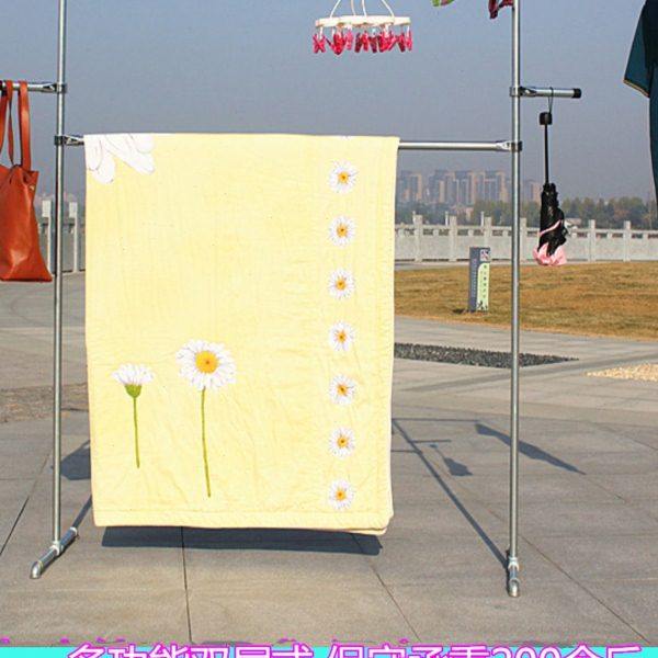 燕子晾衣架落地式挂架阳台升降架单双杆衣架室内外简易衣架凉衣晒