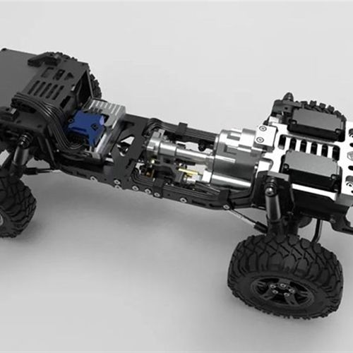 CAPO CUB2 JK全金属攀爬车遥控电动越野车差速锁1/18双速KIT