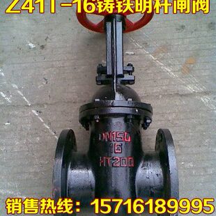 Z41T-16/10明杆法兰闸阀 铸铁铜芯闸板阀DN40 65 80 100 150 200