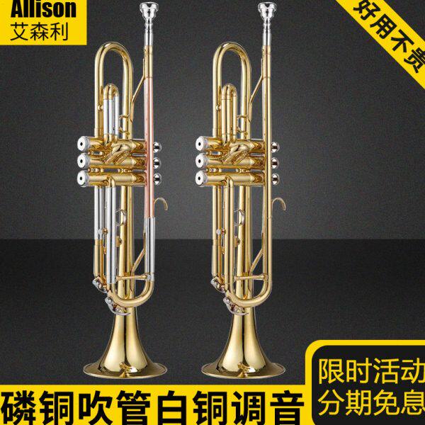 allison艾森利小号乐器降b调铜号管乐器专业三音按键小号吹号洋号
