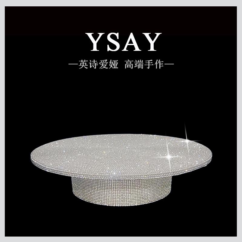 电动转盘旋转展示台自动展台摄影商场产品模型拍摄旋水钻转台底座