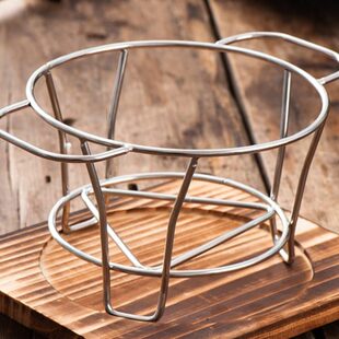 围炉煮茶支架铁架卡式炉烧烤网不锈钢露营架子双耳炉架烤加厚砂锅