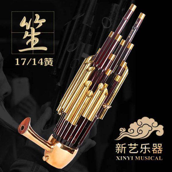 新艺17簧14簧扩音笙乐器大全圆笙方笙修笙工具竽乐器笙包初学者