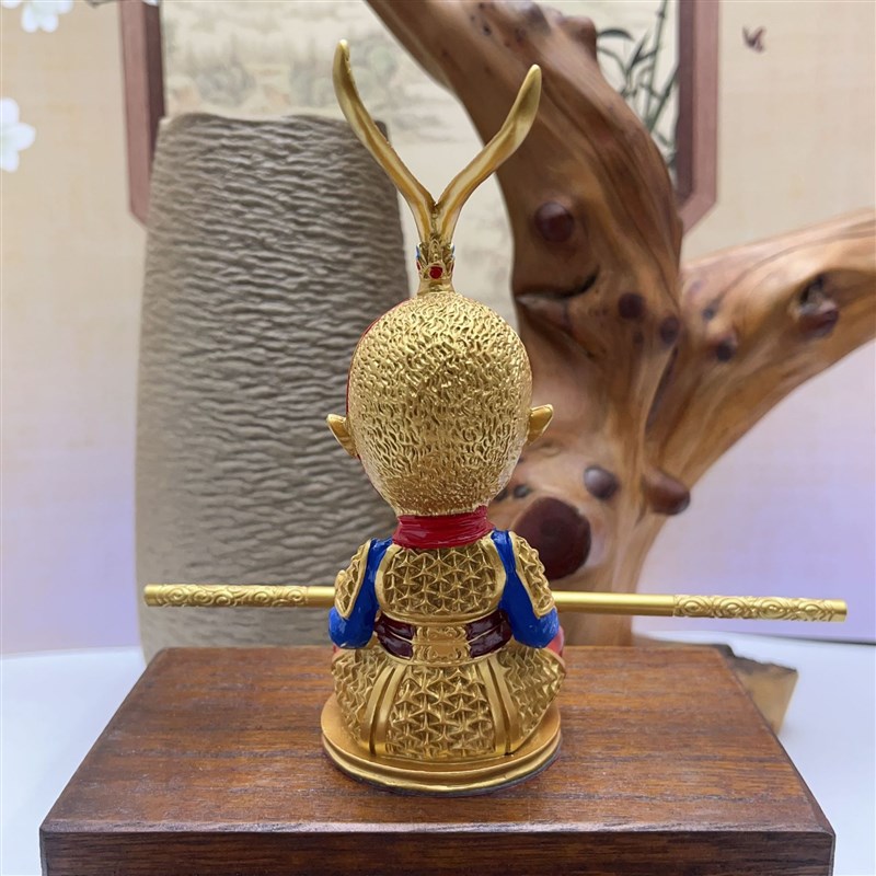 新潮孙悟空齐天大圣斗战胜佛如意金箍棒工艺品车载汽车家用摆件