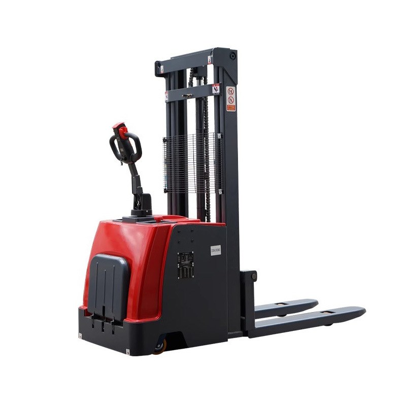 源头厂家全电动堆高叉车1吨小型1.5吨站架式仓库自动升降装卸堆垛