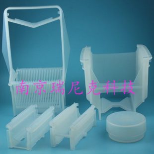 pfa花篮晶圆盒半导体材料硅片存放4寸6寸8寸可配提手25片量大加工