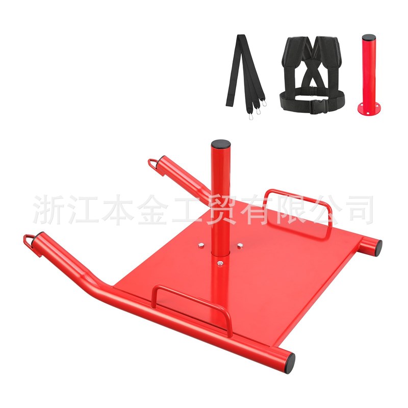 负重雪橇车阻力爆发力训练便携式田径拉力拖拽带健身体能训练带