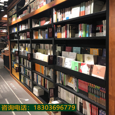 校制高档实木钢制书架学定阅览室示西弗图书馆档案店单双面展西架