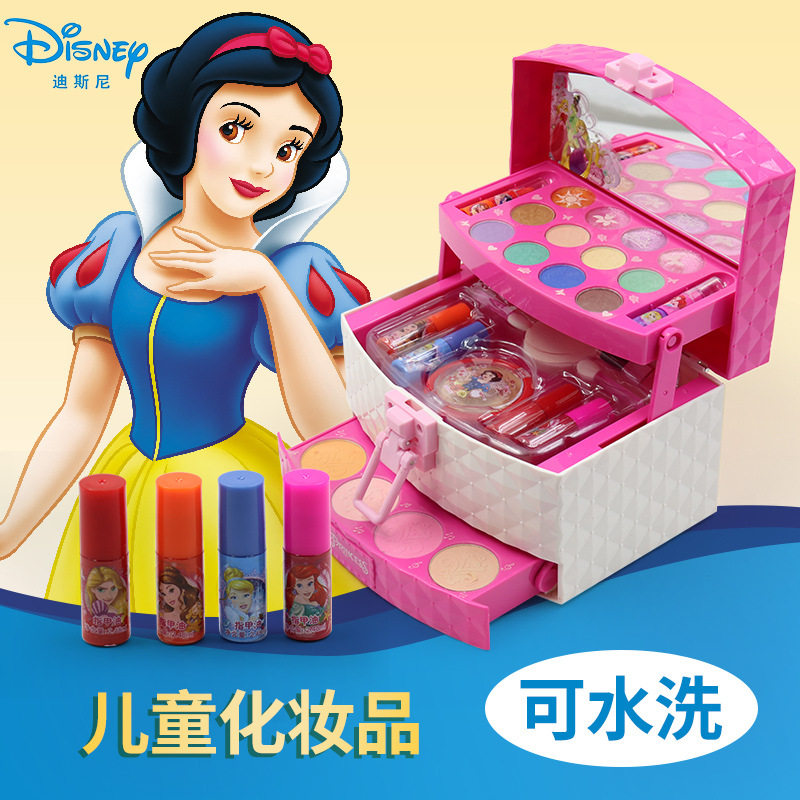 公主儿童化妆品彩妆盒套装演出生日礼物过家家玩具