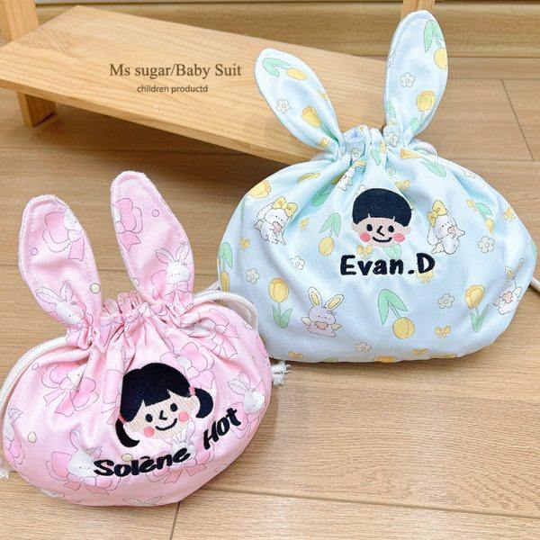 姓名定制拉绳幼儿园束口袋防水防泼袋子物品定制收纳袋旅行抽绳,收纳整理,衣物收纳袋,淘宝优惠券,粉丝福利购,淘宝优惠卷