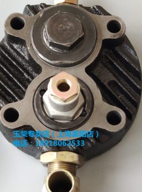 玉柴6105空气压缩机原厂630-3509100气泵缸盖6108G徐厦工装载机30