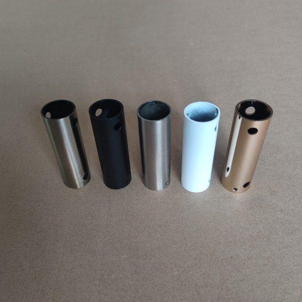 传统或隐形客厅吊扇灯配件黑色粗吊杆6和8CM长定制款大管杆子牙管