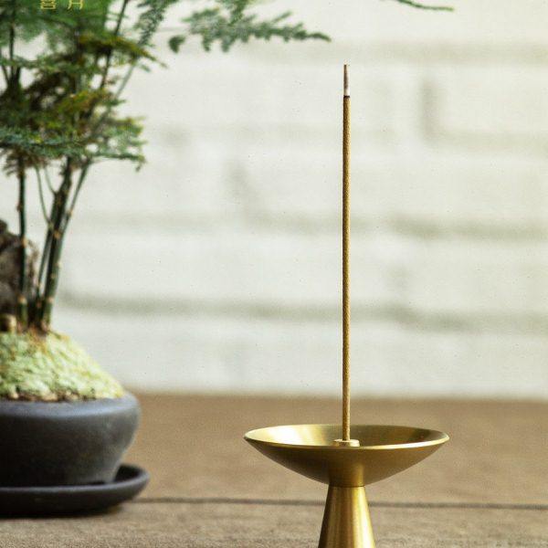 喜月香插纯黄铜创意日式香炉线香炉家用檀香炉小号迷你香托摆件,家居饰品,香托/香盘/香座/香插,淘宝优惠券,粉丝福利购,淘宝优惠卷