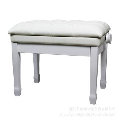 EEA厂家高档升降厚海钢绵琴凳单人钢琴凳子凳实木琴凳加梳妆椅pu