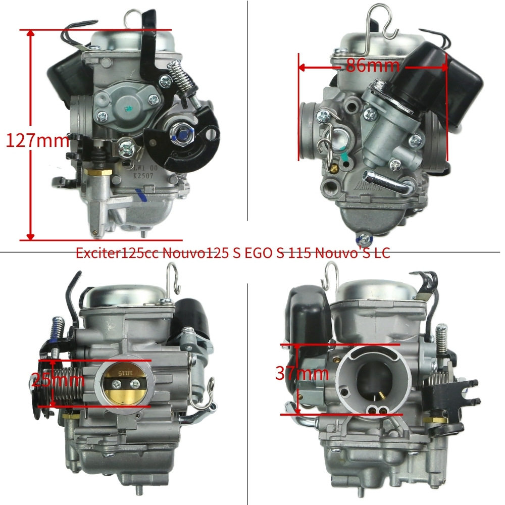 化油器适用NOUVO125 PD25J YAMAHA NOUVOS ASSY LC125 135摩托车