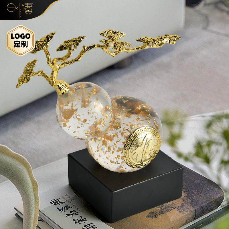 精品葫芦摆件五福临门招财玄关电视柜茶几桌面酒柜新居家居装饰品