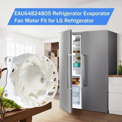 EAU64824805冰箱蒸发器电机适用于LG 冰箱电机冷冻风扇DC12V