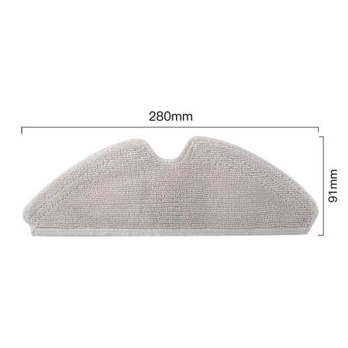 万创适用于由利扫地机配件V980plus/max拖地布 抹布 拖布 清洁布