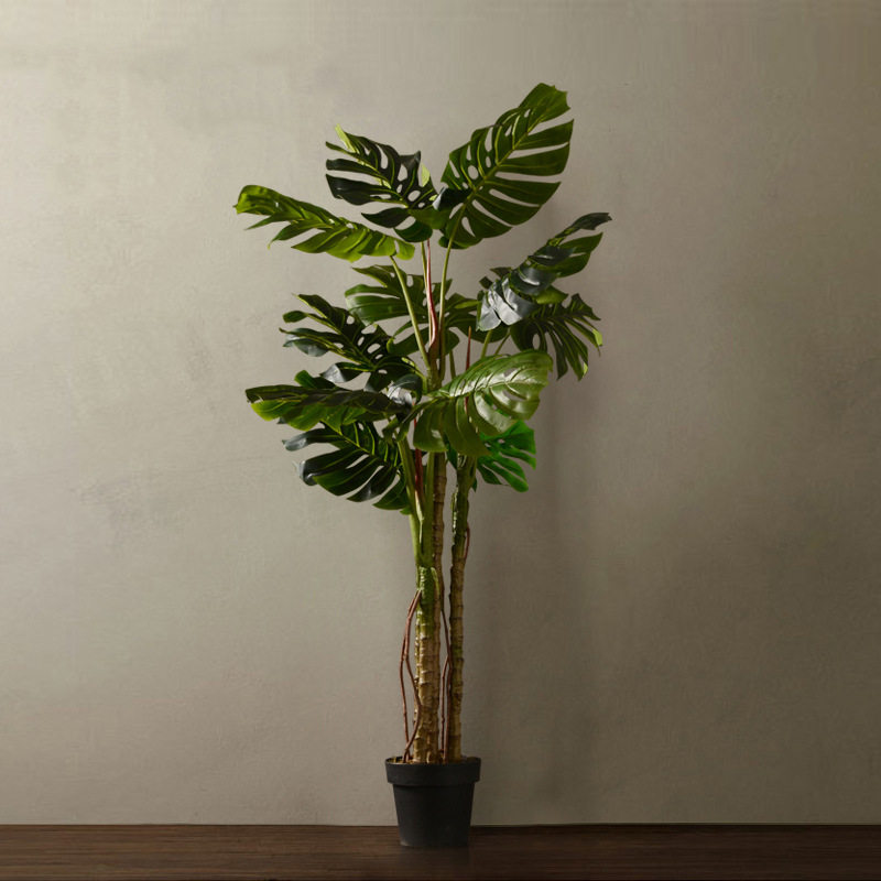 北欧植物盆栽热带假绿植客厅落地盆景室内摆件装饰家居品仿真花