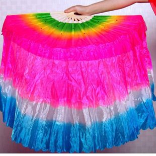 舞蹈扇子塑料电木扇骨加长飘头广场舞扇跳舞扇扭海派秧歌扇子