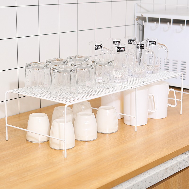 杯架收纳杯子置物架分层放水杯茶杯架橱J柜桌面玻璃杯沥水架收纳